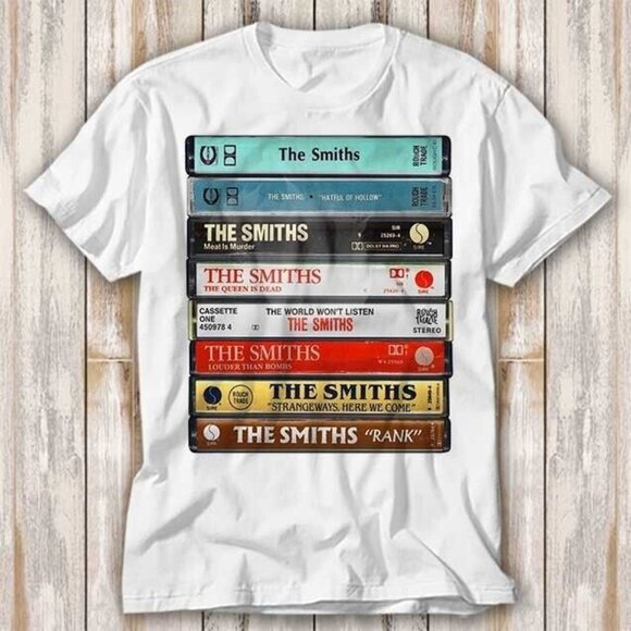 The Smiths Album Cover Cassette Art Graphic Music Fan Unisex Concert T-Shirt 05 - Picture 1 of 5
